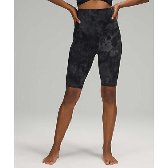 Lululemon Align HR Short 8” Size 0 Diamond Dye Pitch Graphite Grey DDPG 78455 - Picture 1 of 11